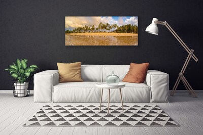 Canvas Kunstdruck Strand Landschaft