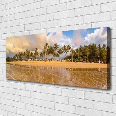 Canvas Kunstdruck Strand Landschaft