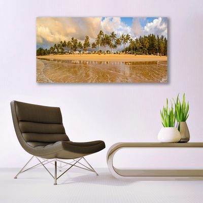 Canvas Kunstdruck Strand Landschaft