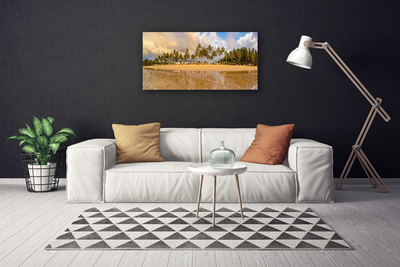 Canvas Kunstdruck Strand Landschaft