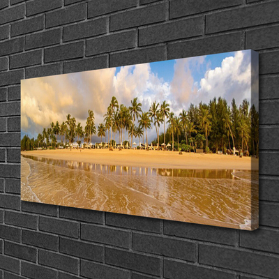 Canvas Kunstdruck Strand Landschaft