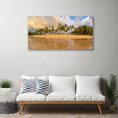 Canvas Kunstdruck Strand Landschaft