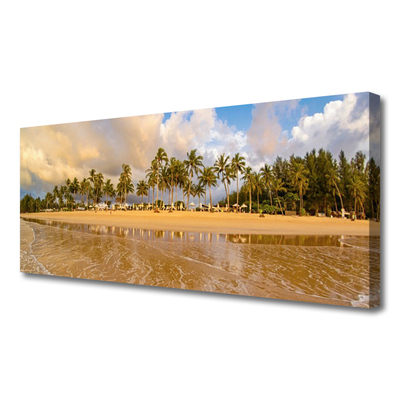 Canvas Kunstdruck Strand Landschaft