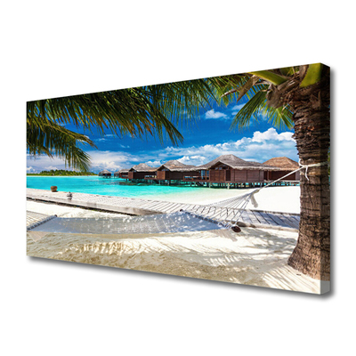 Canvas Kunstdruck Meer Strand Landschaft