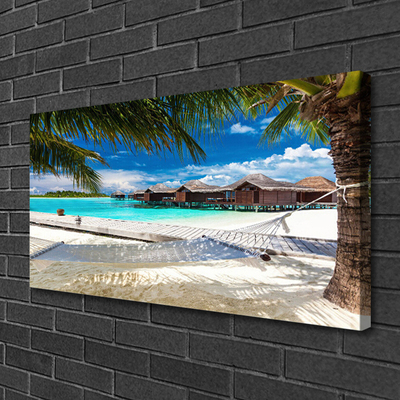 Canvas Kunstdruck Meer Strand Landschaft