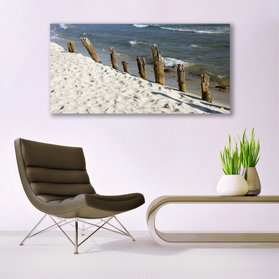 Canvas Kunstdruck Strand Meer Landschaft