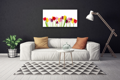 Canvas Kunstdruck Tulpen Pflanzen