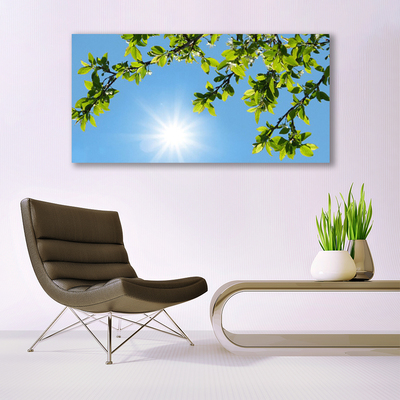 Canvas Kunstdruck Sonne Natur