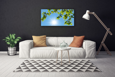 Canvas Kunstdruck Sonne Natur