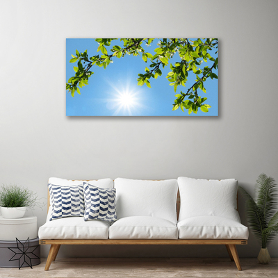 Canvas Kunstdruck Sonne Natur