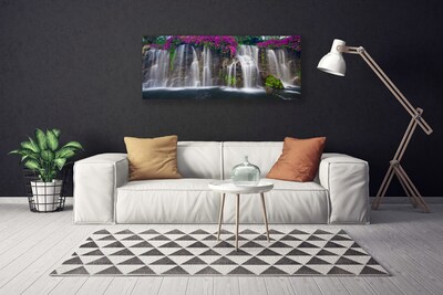 Canvas Kunstdruck Wasserfall Natur