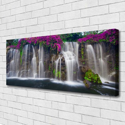 Canvas Kunstdruck Wasserfall Natur