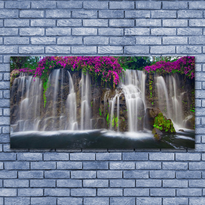 Canvas Kunstdruck Wasserfall Natur