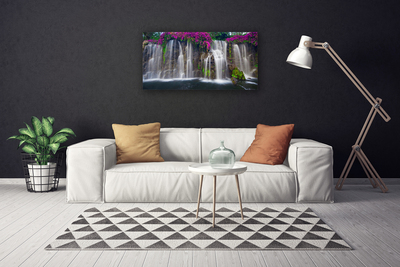 Canvas Kunstdruck Wasserfall Natur