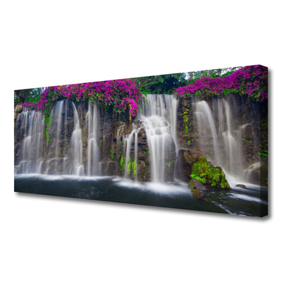 Canvas Kunstdruck Wasserfall Natur