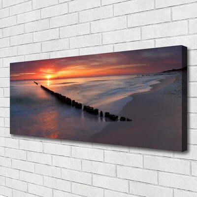 Canvas Kunstdruck Strand Meer Landschaft