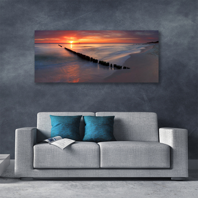 Canvas Kunstdruck Strand Meer Landschaft