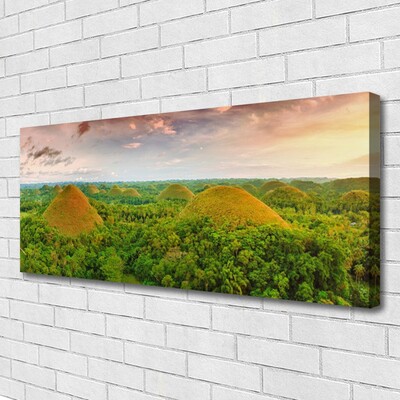 Canvas Kunstdruck Wald Natur