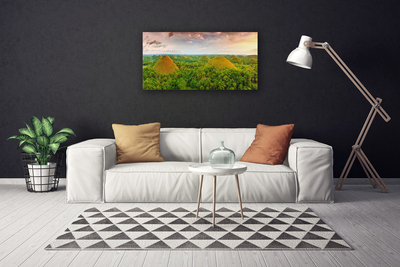 Canvas Kunstdruck Wald Natur