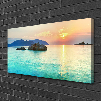 Canvas Kunstdruck Meer Landschaft