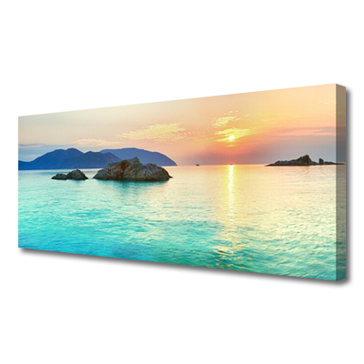 Canvas Kunstdruck Meer Landschaft