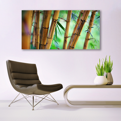 Canvas Kunstdruck Bambusrohr Natur