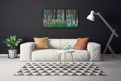 Canvas Kunstdruck Wald Natur