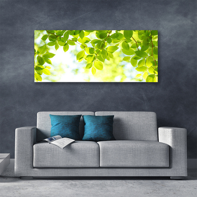 Canvas Kunstdruck Blätter Natur
