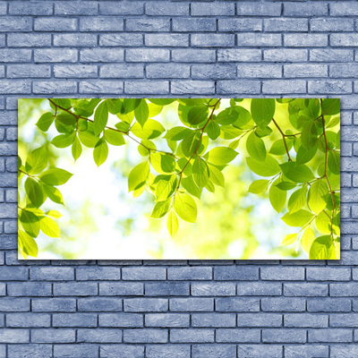 Canvas Kunstdruck Blätter Natur