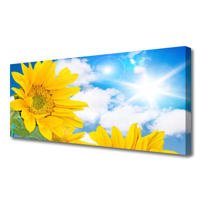 Canvas Kunstdruck Blumen Pflanzen