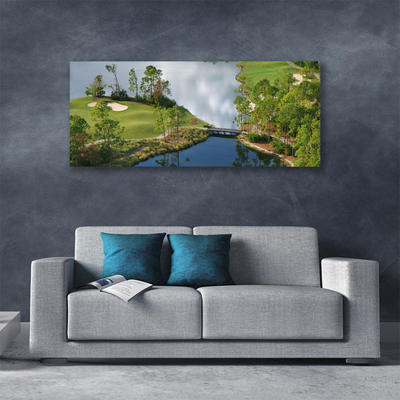 Canvas Kunstdruck See Natur