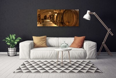 Canvas Kunstdruck Fässer Kunst