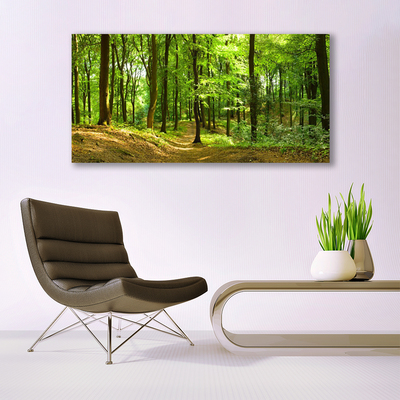 Canvas Kunstdruck Wald Natur