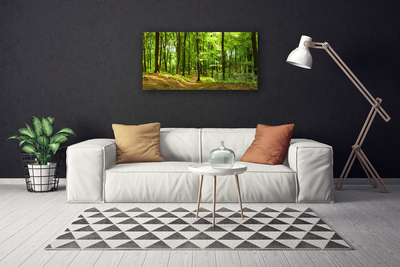 Canvas Kunstdruck Wald Natur