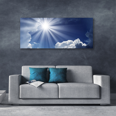 Canvas Kunstdruck Sonne Landschaft