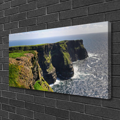 Canvas Kunstdruck Felsen Meer Landschaft