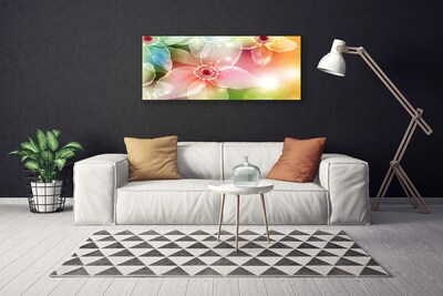 Canvas Kunstdruck Blumen Kunst