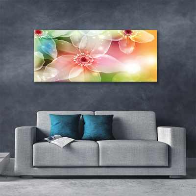 Canvas Kunstdruck Blumen Kunst