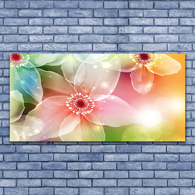 Canvas Kunstdruck Blumen Kunst