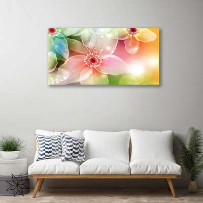 Canvas Kunstdruck Blumen Kunst