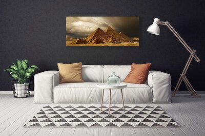 Canvas Kunstdruck Pyramiden Architektur