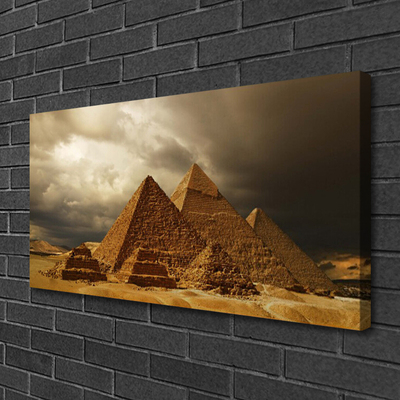 Canvas Kunstdruck Pyramiden Architektur