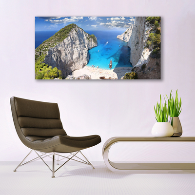 Canvas Kunstdruck Meerbusen Landschaft