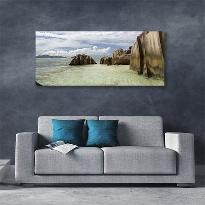 Canvas Kunstdruck Felsen Landschaft