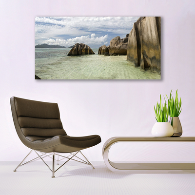 Canvas Kunstdruck Felsen Landschaft