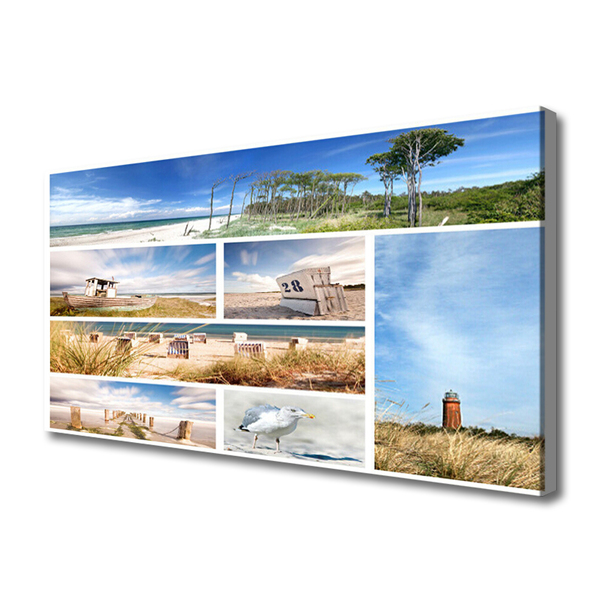 Canvas Kunstdruck Meer Landschaft