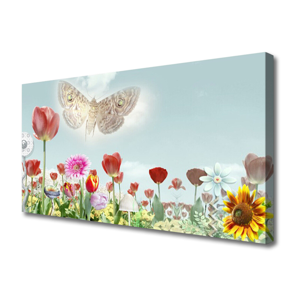 Canvas Kunstdruck Blumen Natur