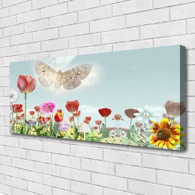 Canvas Kunstdruck Blumen Natur