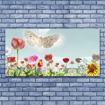 Canvas Kunstdruck Blumen Natur