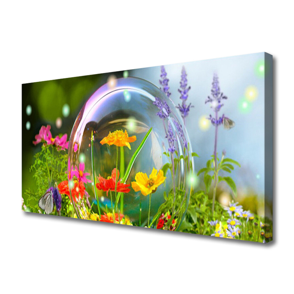 Canvas Kunstdruck Blumen Natur